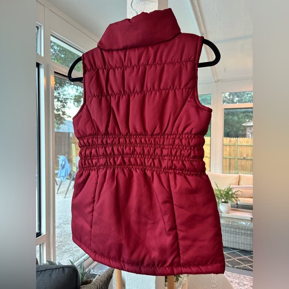 NWT Mountain Lake Wine Puffer Quilted Vest Size Small - Picture 7 of 7